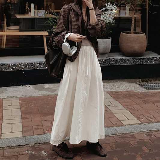 ｜SLOWAND｜ # SLOWMADE April Ribbon Skirt