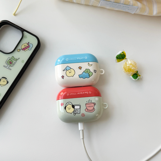 ｜second morning｜ Chill Day Airpods Case