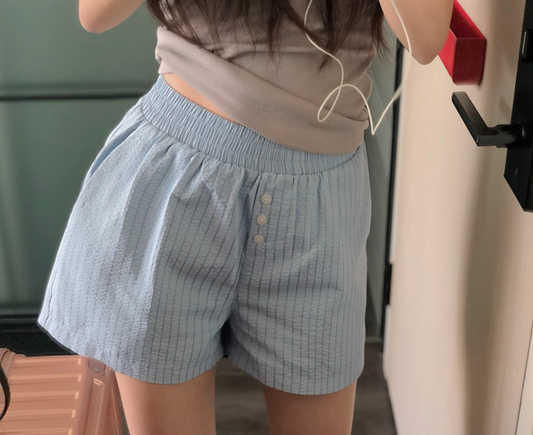 ｜SLOWAND｜ #SLOWMADE French Stripe Shorts