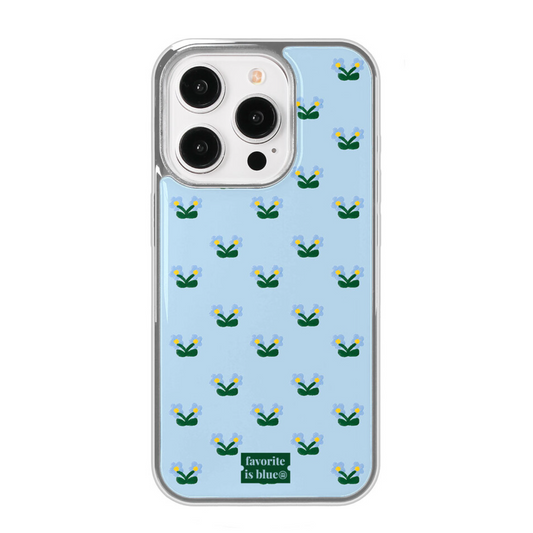 ｜midmaly｜ Posy Silver Frame Phone Case