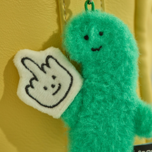 ｜JOGUMAN STORE｜ Brachio Throw Away Flush Keyring (Finger)