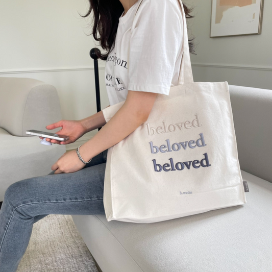 ｜B.write｜  Beloved Eco Bag (Blue/ Mint/ Beige) *特別折扣優惠!!*