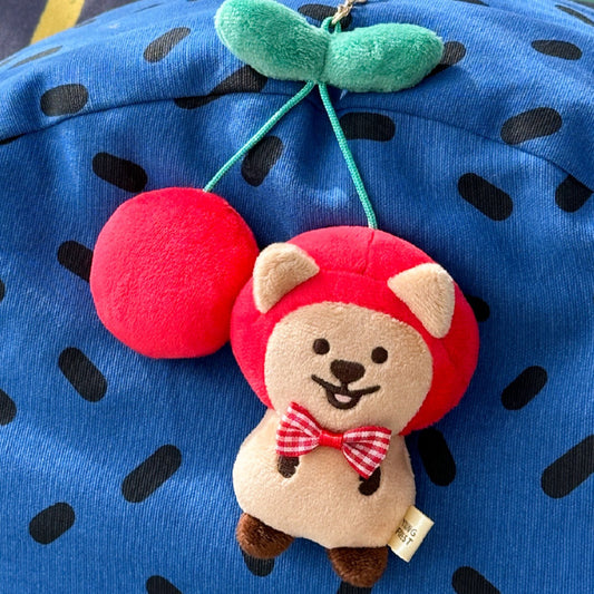 ｜YOUNG FOREST｜ Cherry Quokka Keyring
