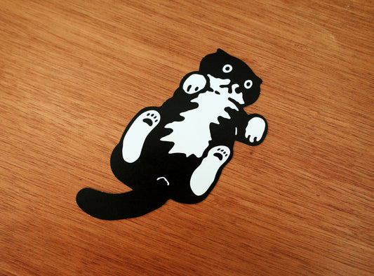 ｜HUGINN AND MUNINN｜ Die-Cut Postcard - Lazy Mo