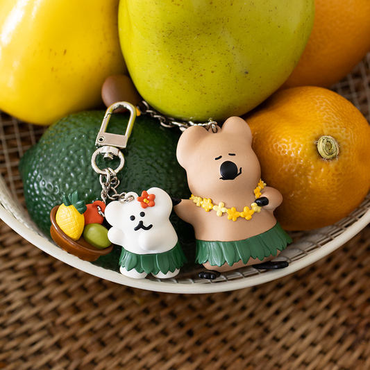 ｜Dinotaeng｜ Tanning QUOK & BOBO Keychain