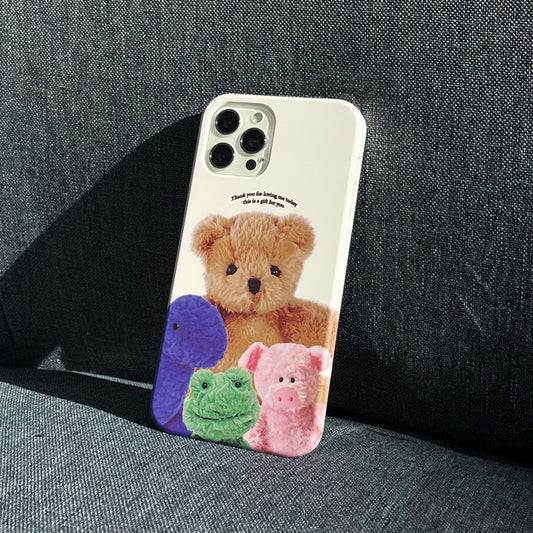 ｜MOMO CASE｜ 418 러빙TOYS(크림) Phone Case