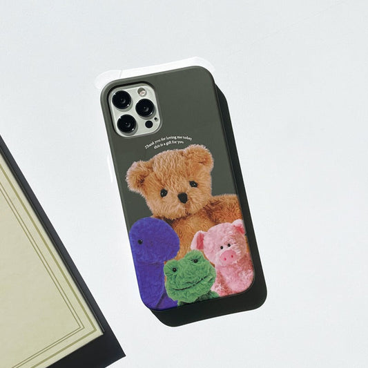 ｜MOMO CASE｜ 419 러빙TOYS(그레이) Phone Case