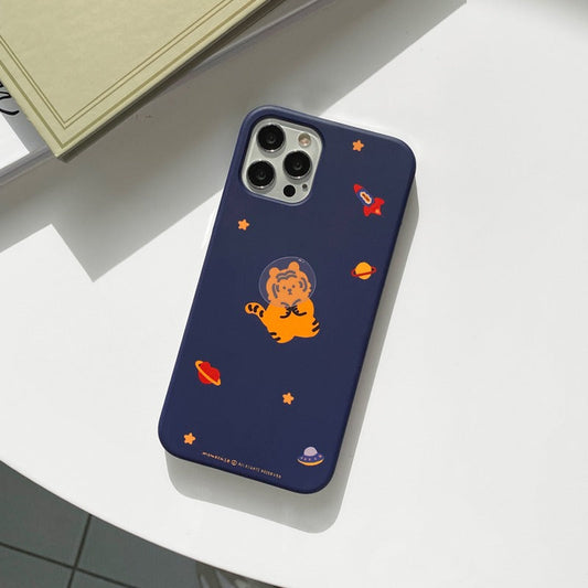 ｜MOMO CASE｜ 447 굿데이호랑(네이비) Phone Case