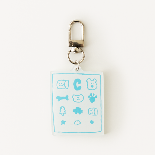 ｜Dinotaeng｜ Quokka Eyesight Test Keyring