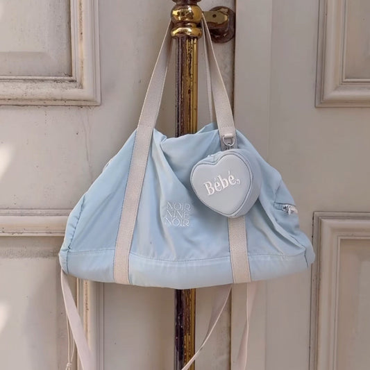 ｜NOIRNINE｜ Bébé Nylon Bag (SKY BLUE)