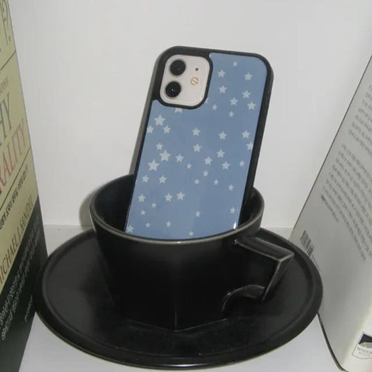 ｜YOUTH SPIRIT｜ Rockstar Vintage Skyblue Epoxy Case Bumper