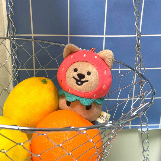 ｜YOUNG FOREST｜ Strawberry Quokka Keyring