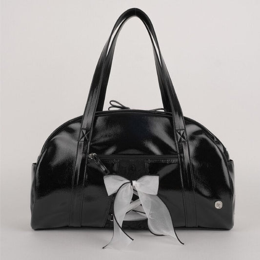 ｜ovuni｜ DAILY RIBBON GYM BAG Enamel Black