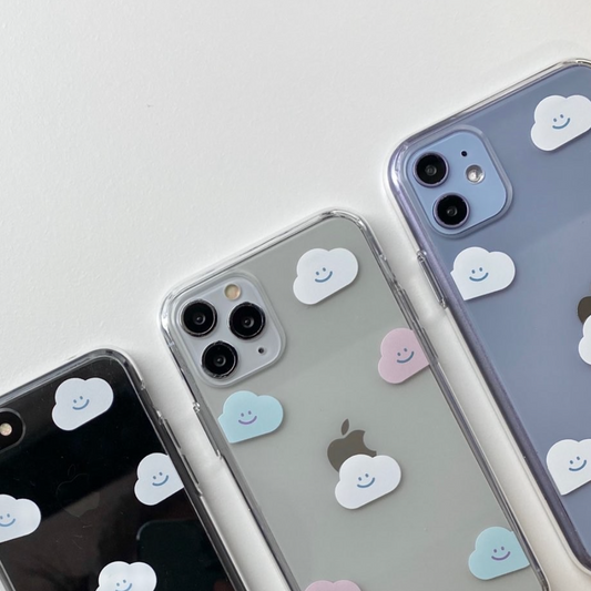 ｜skyfolio｜ Cloud Pattern Phonecase (Jelly Hard)