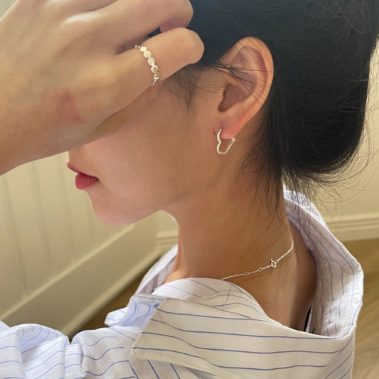｜DUNGEUREON｜ Love Ring One Touch Earrings