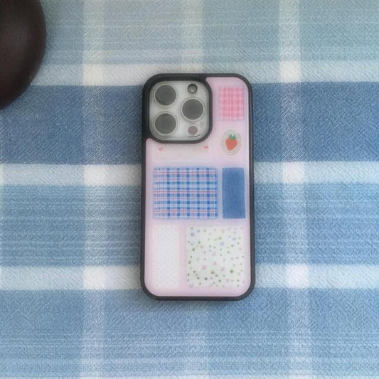 ｜1081｜ 네번의 산책 ᐝ 들꽃 Epoxy Phone Case