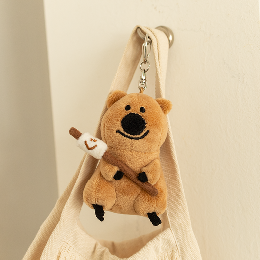 ｜Dinotaeng｜ S'more Quokka Plush Doll Keyring
