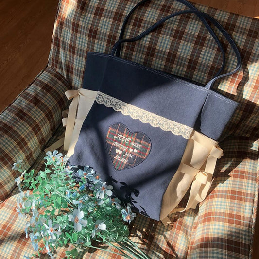 ｜ovuni｜ A Letter Bag Navy