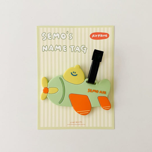 ｜second morning｜ AIRPLANE Name Tag