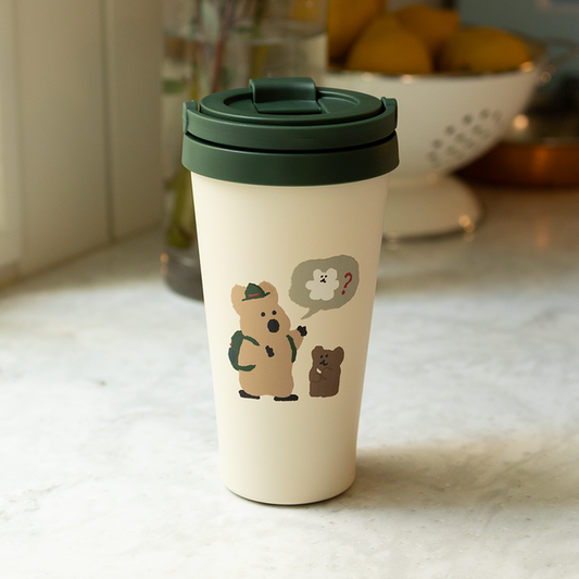 ｜Dinotaeng｜ Quokka & BOBO in the Woods Tumbler 500ml