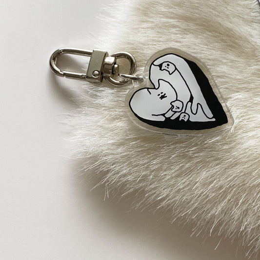 ｜SUSSTORE｜ Love Box Meaoong Keyring