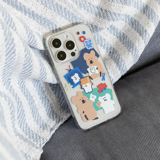 ｜Dinotaeng｜ Boxville Sticker Clear Case