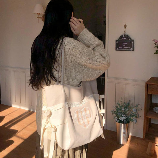 ｜ovuni｜ A Letter Bag Beige