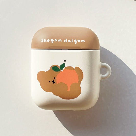｜MOMO CASE｜ 409 새곰달곰뒹굴 Airpods Case
