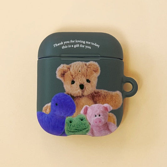 ｜MOMO CASE｜ 419 러빙TOYS(그레이) Airpods Case