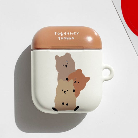 ｜MOMO CASE｜ 454 쿼카트리오 Airpods Case