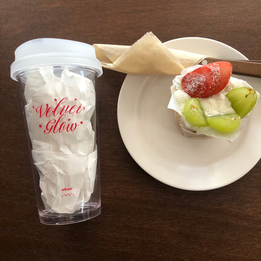 ᴏʜᴜᴇ ᴍᴀᴅᴇ ⊹˚. ♡. ݁ ˖ Velvet Glow Tumbler 473ml
