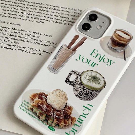 ｜Mademoment｜ Enjoy Brunch 디자인 Phone Case