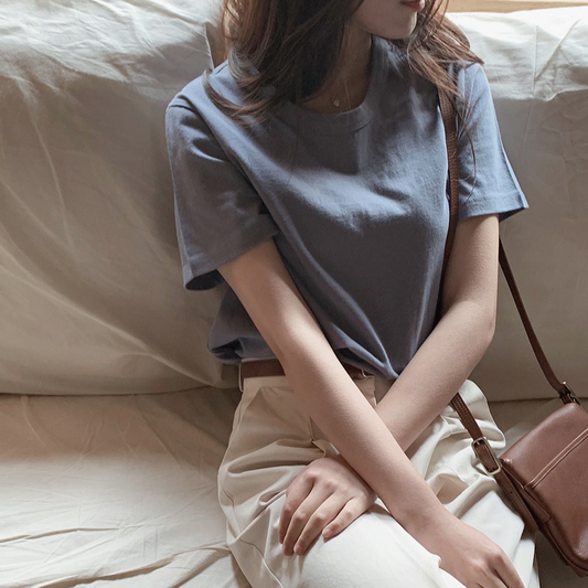 ｜SLOWAND｜ 365 Essential Short-Sleeved T-shirt