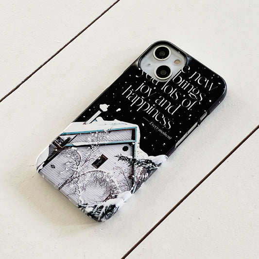 ｜Mademoment｜ Happy & Joy Lettering Design Phone Case