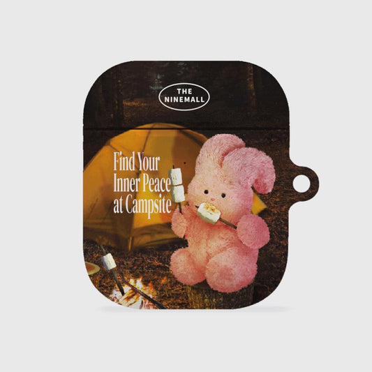 ｜THENINEMALL｜ Photo Camping Windy AirPods Hard Case