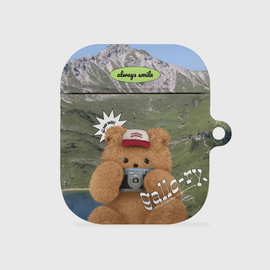 ｜THENINEMALL｜ 포토 테디 갤러리 AirPods Hard Case