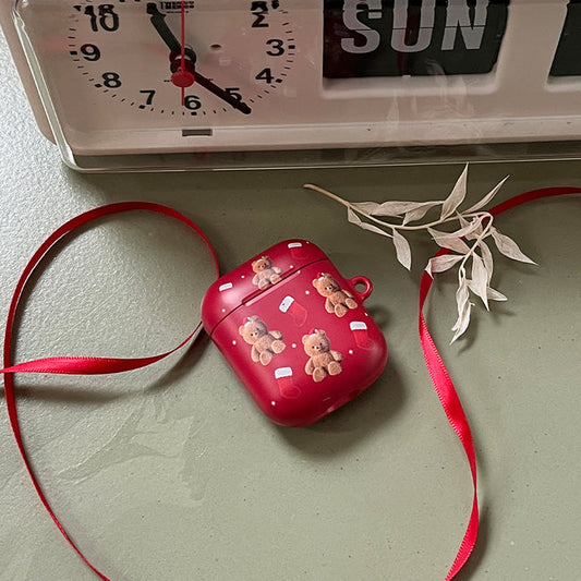 ｜THENINEMALL｜ Pattern Holiday Edition Gummy AirPods Hard Case
