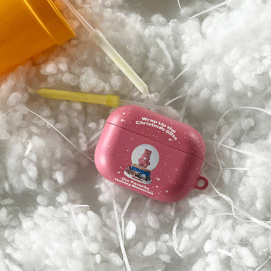 ｜THENINEMALL｜ Windy Snowball AirPods Hard Case