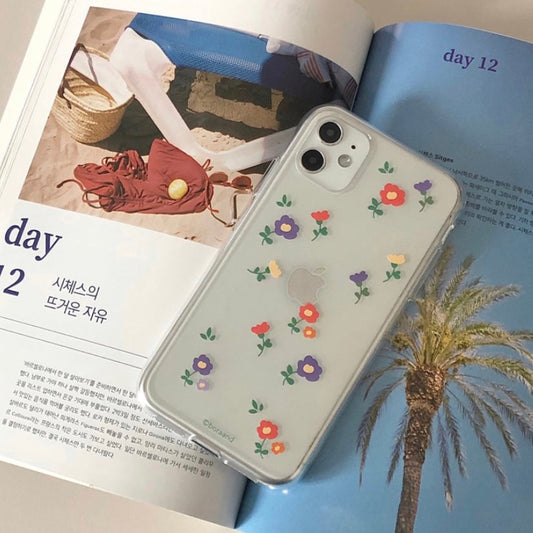 ｜bora and｜ Vintage Flower Jelly Case
