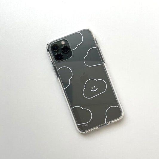 ｜skyfolio｜ Cloud Line Phonecase (Jelly Hard)