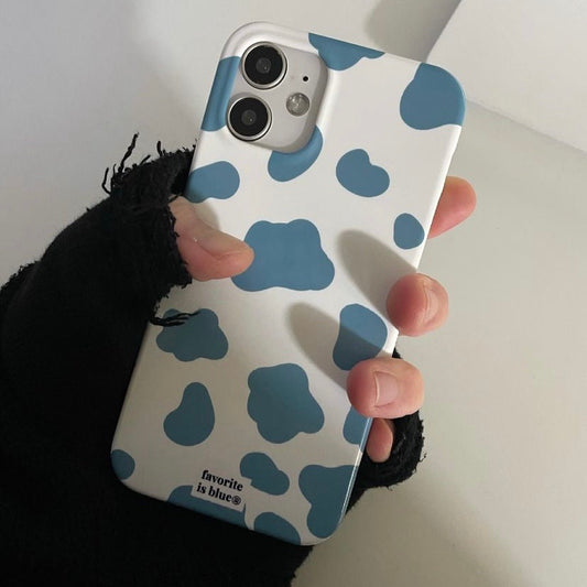 ｜midmaly｜  Blue Cow Phone Case