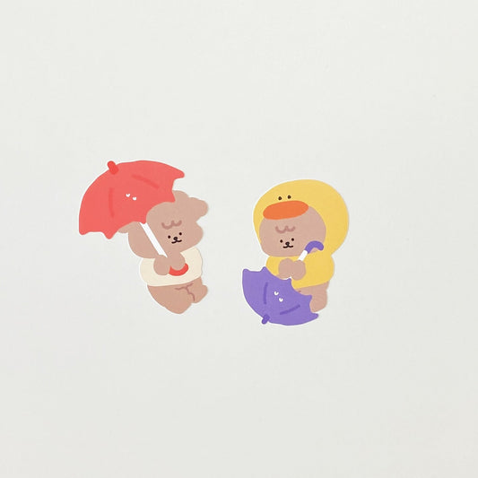 ｜moominzy｜ Raindrop Removable Sticker
