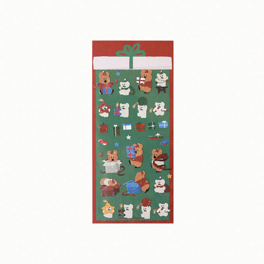 ｜Dinotaeng｜ Snow in Marshville Glitter Sticker