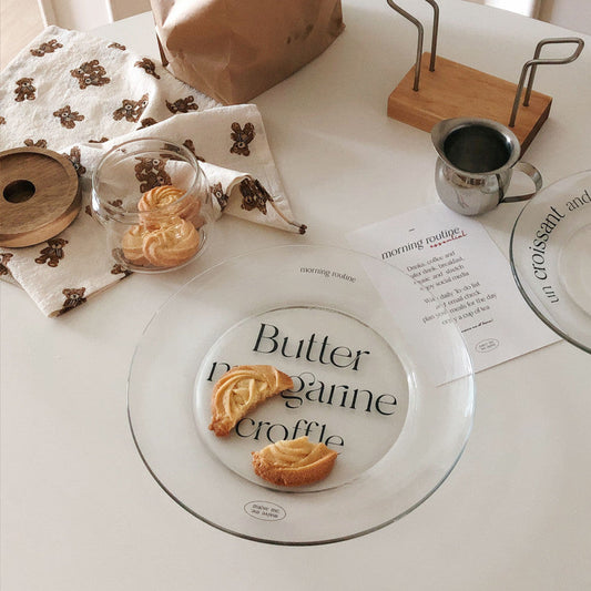 ｜maive me'｜ Butter Croffle Lettering Plate