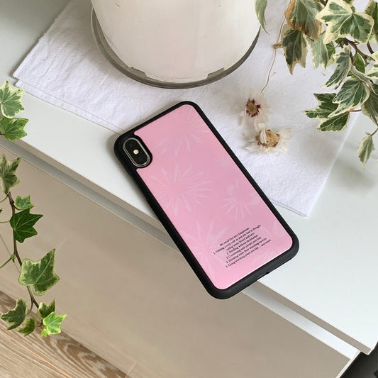 ｜your emotions｜ Sunflower Pink Epoxy Phone Case