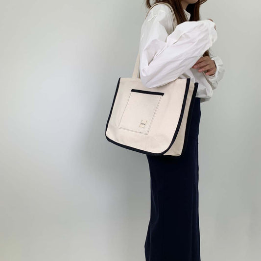 ｜JackO'bag｜ Line tote bag (Renewal ver.) (2 Colour)