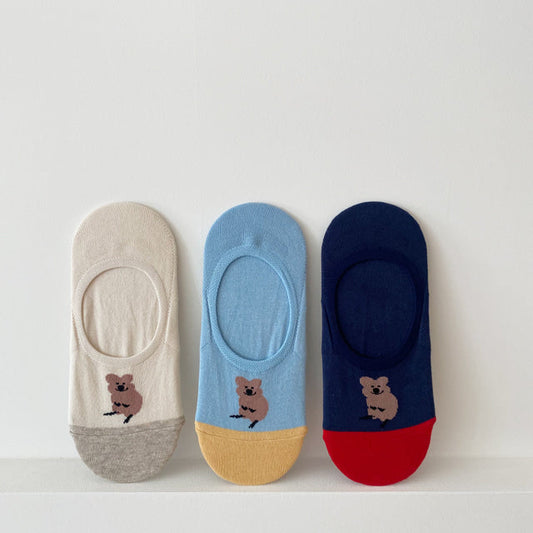 ｜Dinotaeng｜ Quokka Invisible Socks