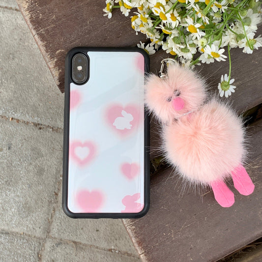 ｜your emotions｜ Bunny Pink Epoxy Phone Case