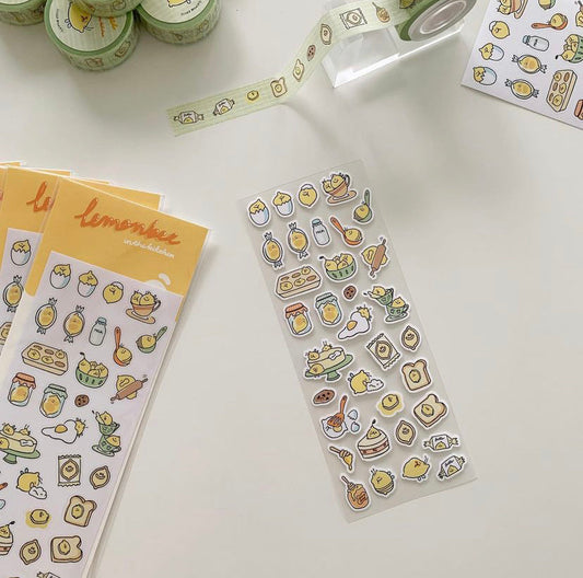｜second morning｜ Lemonbee Removable Sticker