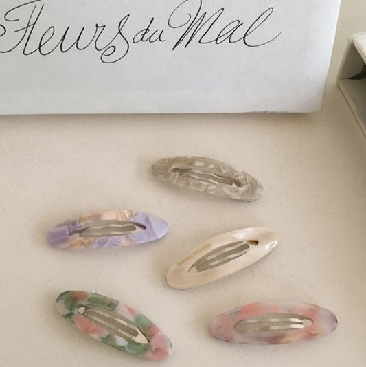 ｜moat｜ Marble Hairpin -206